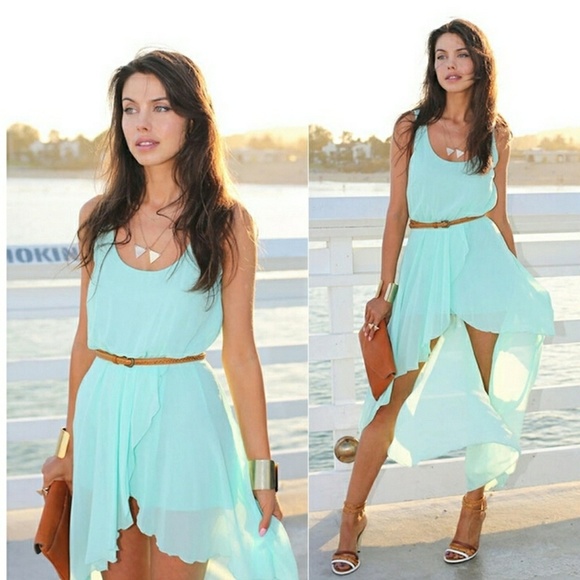 🐬Ocean Blue Midi Dress🐬 - Picture 3 of 7